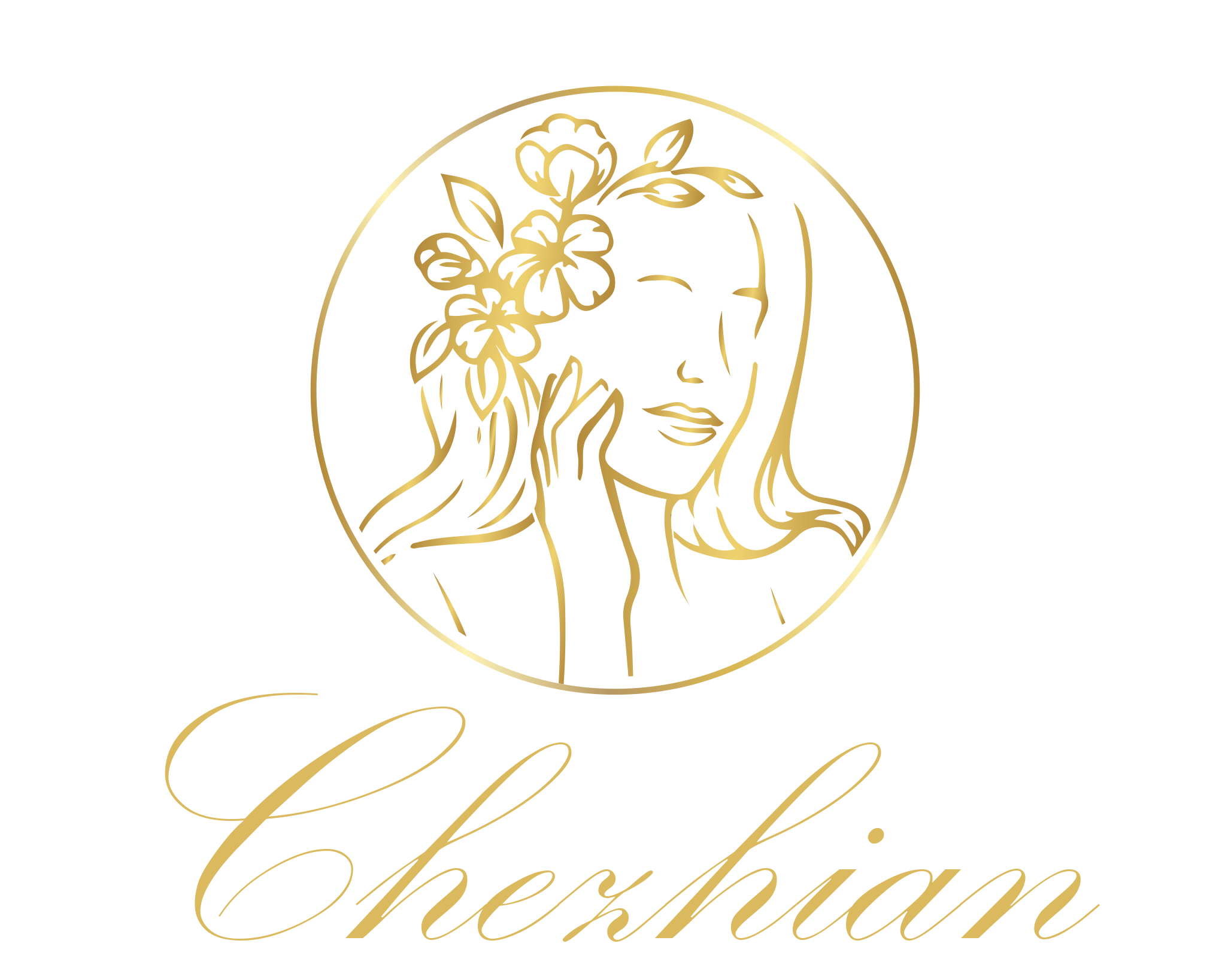 Chezhian Logo A beautiful women likes chezhian products