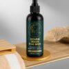 a beard wash bottle
