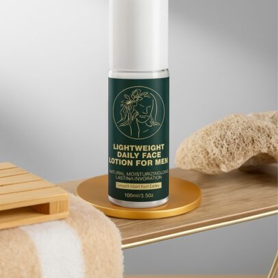 Face lotion for men bottle packing